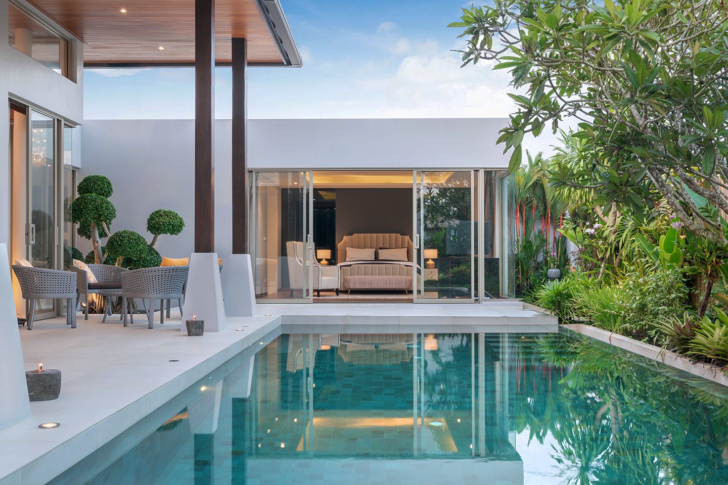 Branded residence with a swimming pool